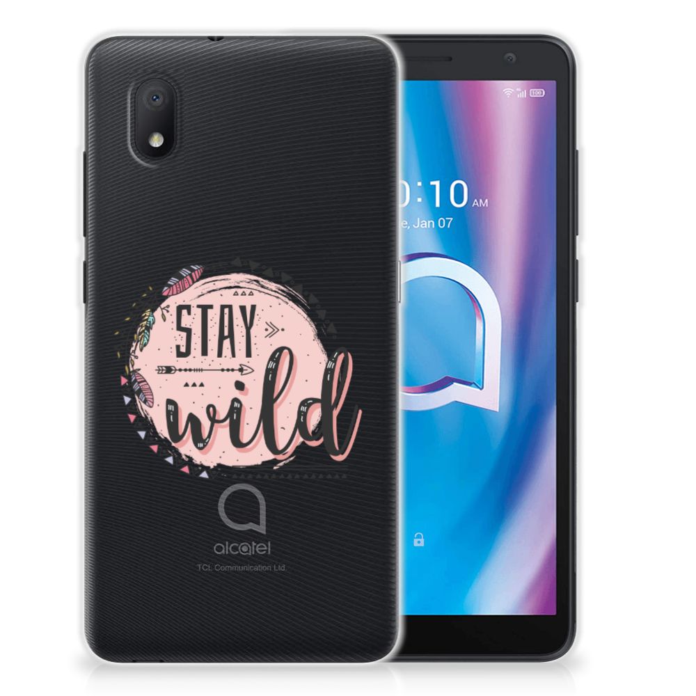 Alcatel 1B (2020) Telefoonhoesje met Naam Boho Stay Wild B2C Telecom