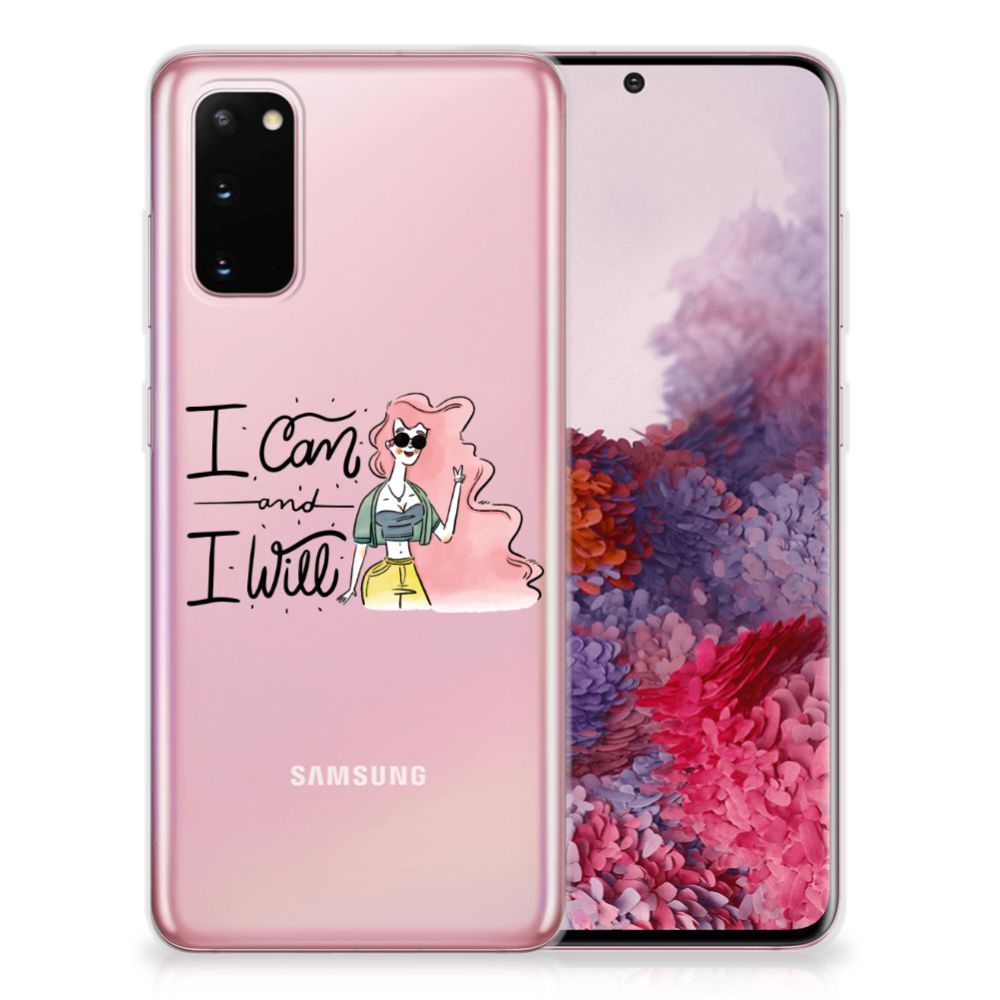 Samsung Galaxy S20 Telefoonhoesje met Naam i Can