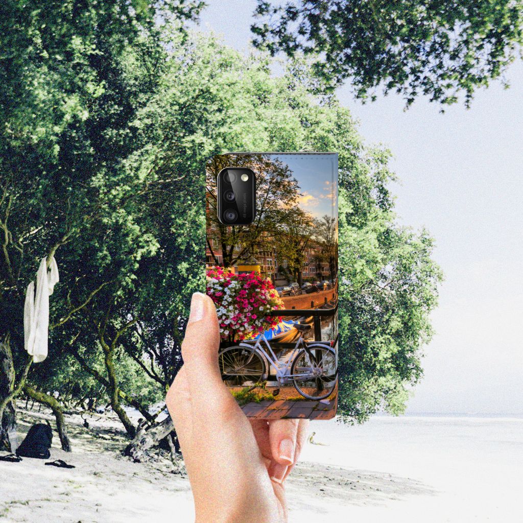Samsung Galaxy A41 Book Cover Amsterdamse Grachten - B2C Telecom