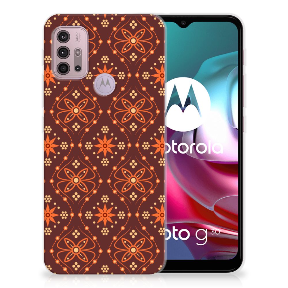 Motorola Moto G30 | G10 TPU bumper Batik Brown B2C Telecom