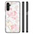 Samsung Galaxy A14 5G Bloemen Hoesje Lovely Flowers met elegante bloemenprint in pastelkleuren.