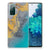 Samsung Galaxy S20 FE TPU Siliconen Hoesje Marble Blue Gold B2C Telecom