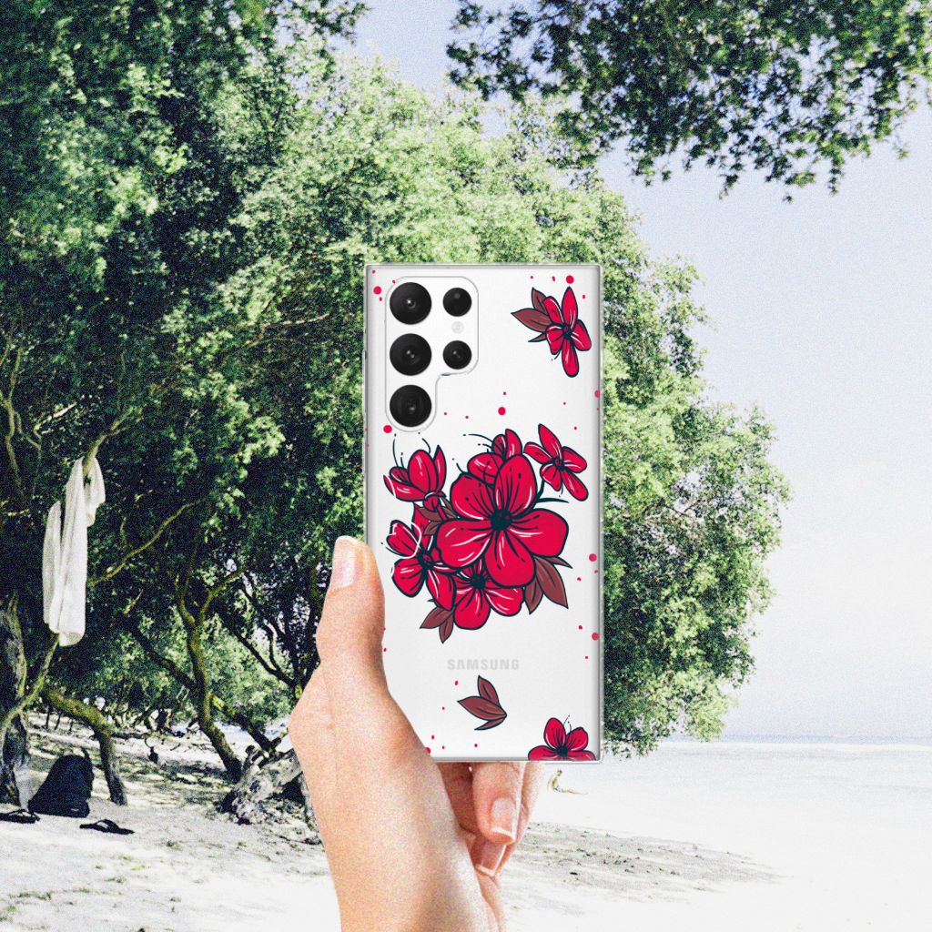 Samsung Galaxy S22 Ultra TPU Case Blossom Red B2C Telecom