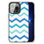 iPhone 13 Pro Back Case Zigzag Blauw B2C Telecom