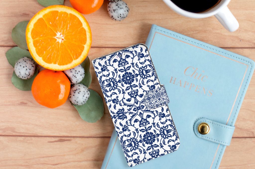Samsung Galaxy A32 4G Hoesje Flower Blue