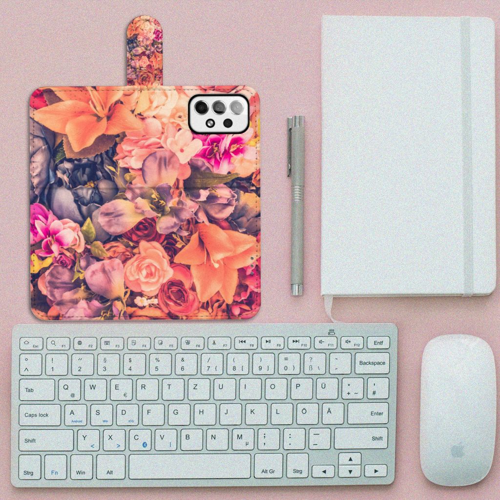 Samsung Galaxy A73 5G Hoesje Bosje Bloemen
