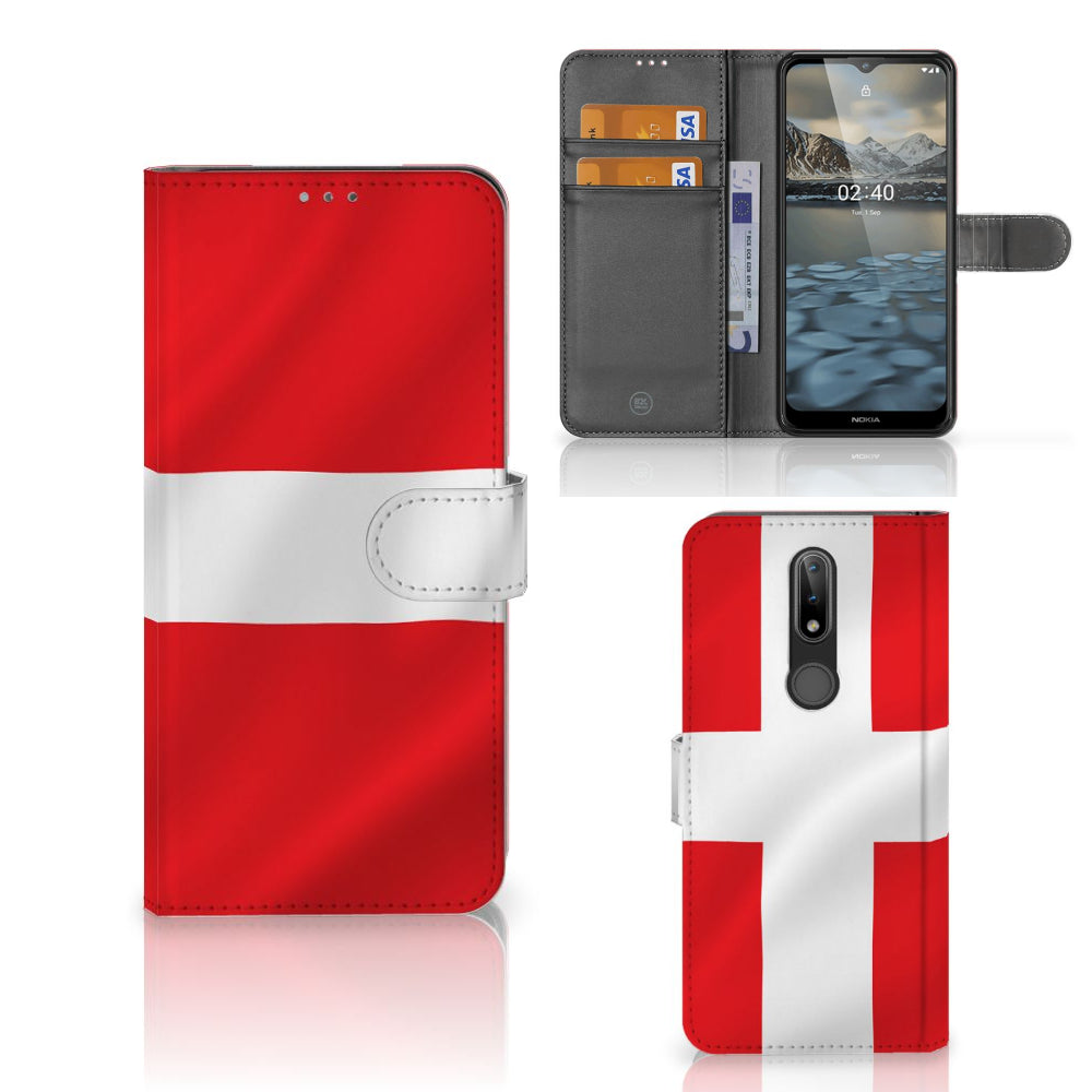 Nokia 2.4 Bookstyle Case Denemarken