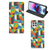 Motorola Moto G100 Hoesje met Magneet Funky Retro - B2C Telecom