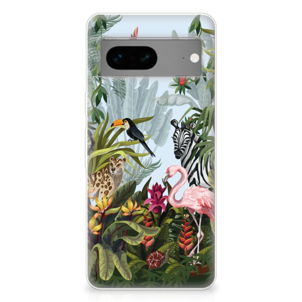 TPU Hoesje voor Google Pixel 7 Jungle