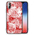 Telefoonhoesje iPhone X | Xs Angel Skull Rood