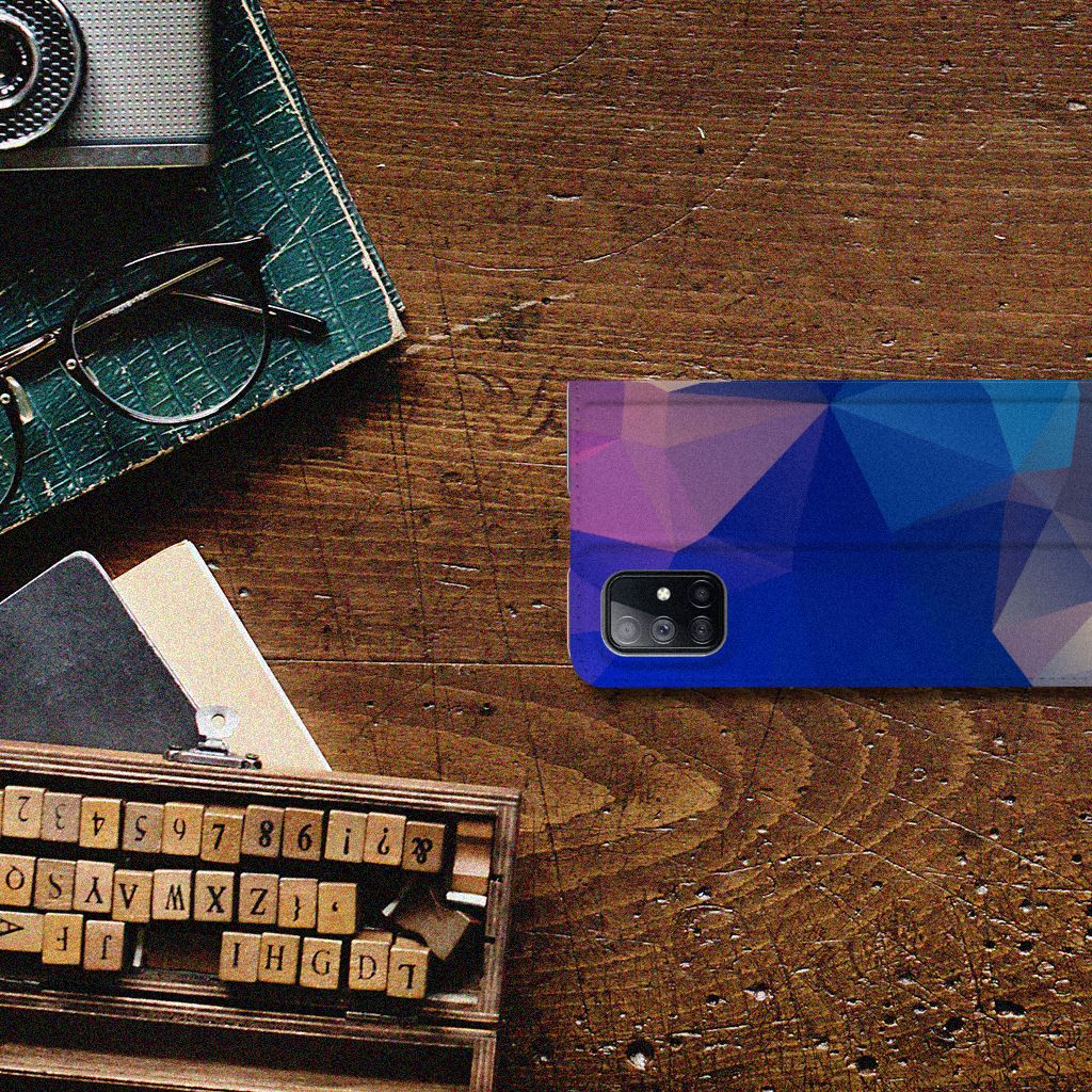 Samsung Galaxy M51 Stand Case Polygon Dark - B2C Telecom