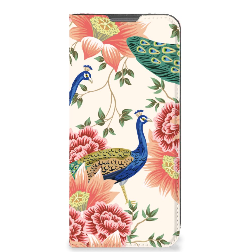 Hoesje maken voor OPPO A77 5G | A57 5G Pink Peacock - B2C Telecom