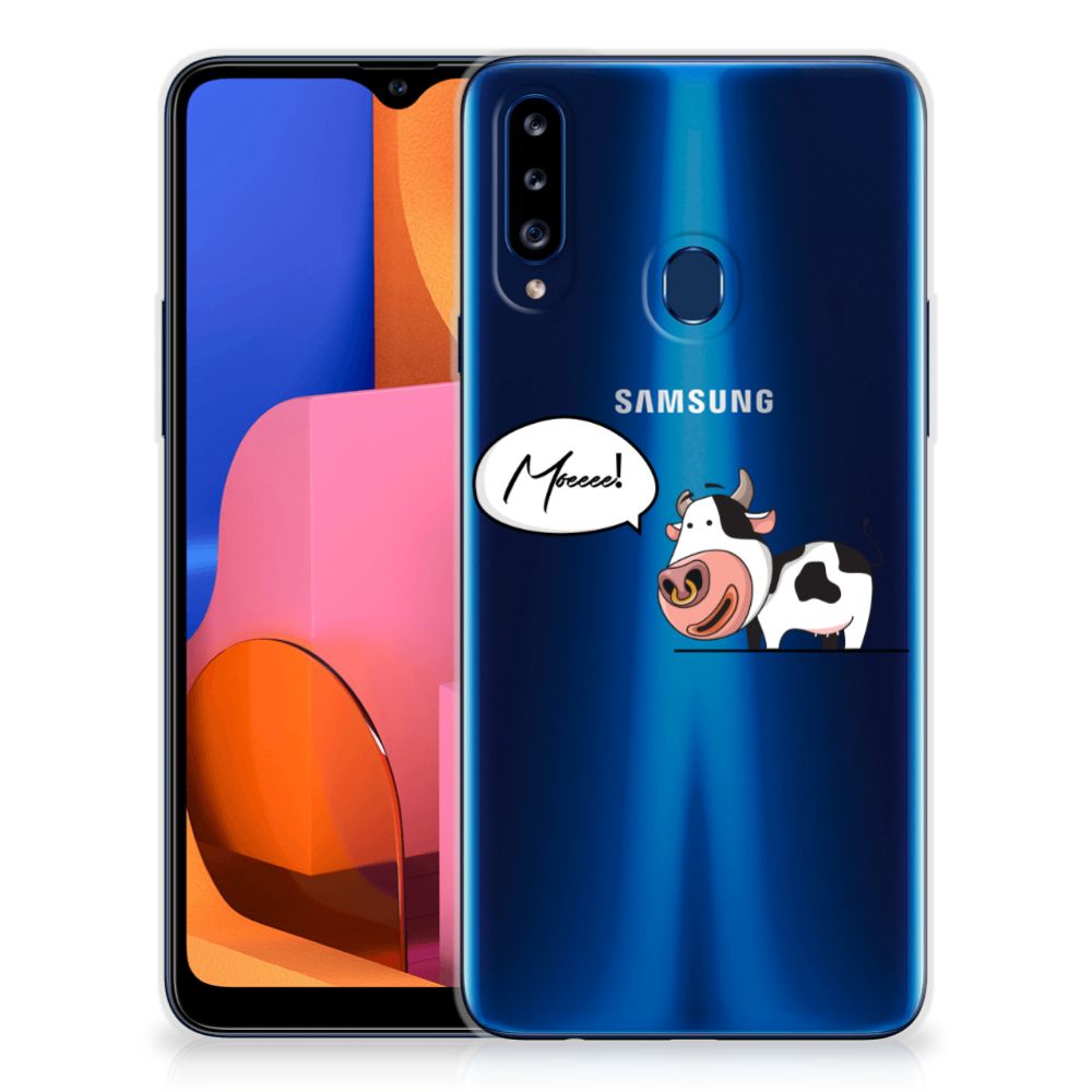Samsung Galaxy A20s Telefoonhoesje met Naam Cow B2C Telecom