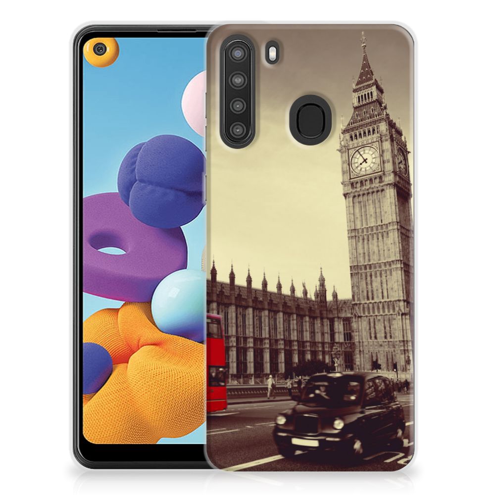 Samsung Galaxy A21 Siliconen Back Cover Londen