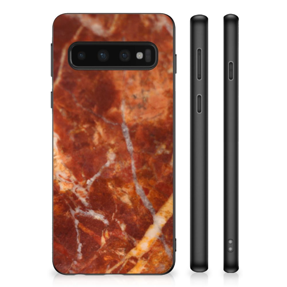 Samsung Galaxy S10 Gripcase Marmer Bruin
