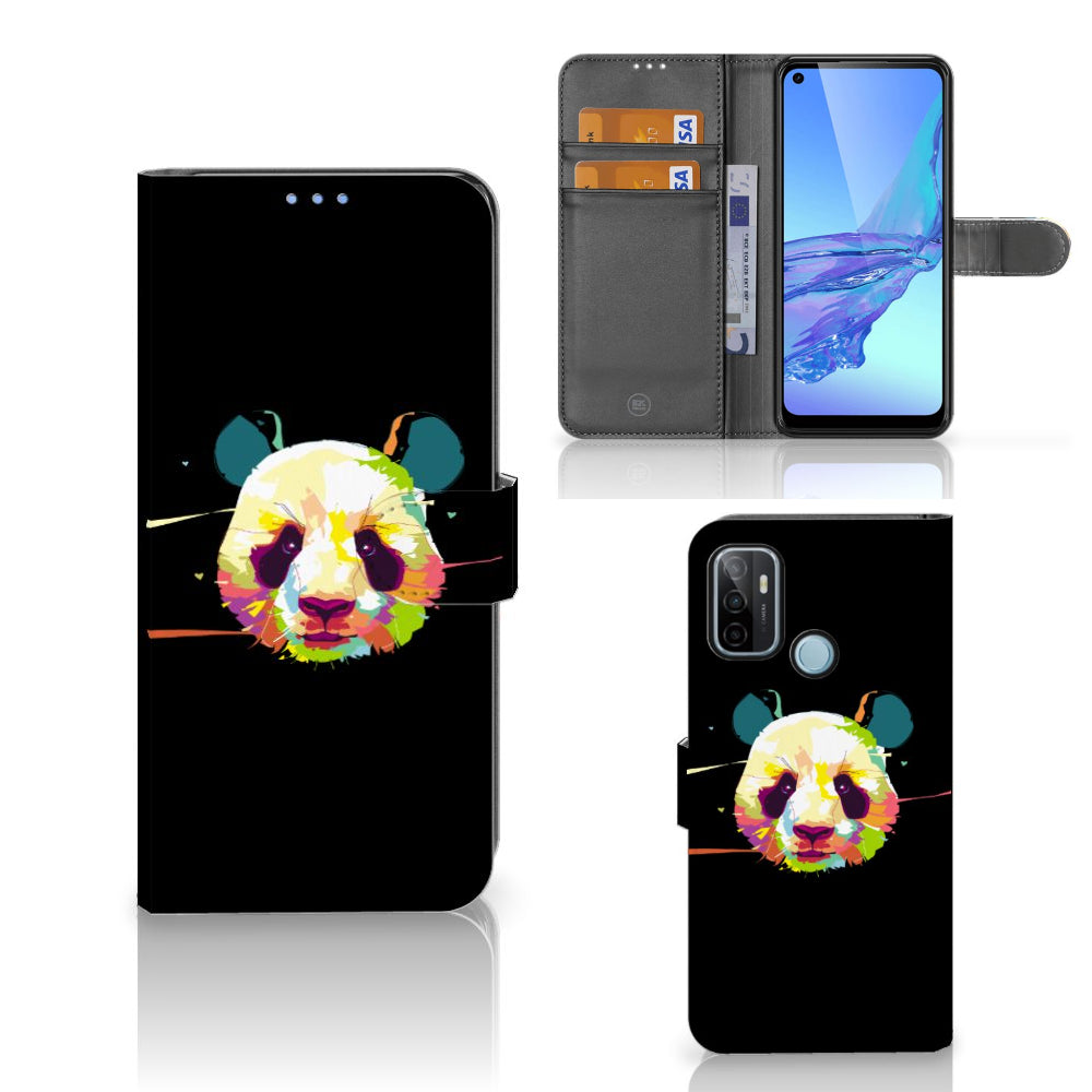 OPPO A53 | OPPO A53s Leuk Hoesje Panda Color