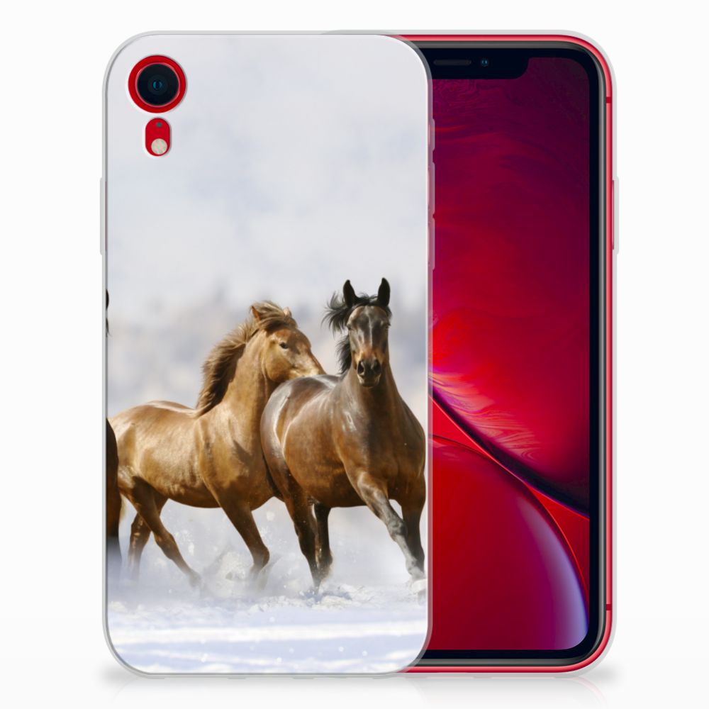 Apple iPhone Xr TPU Hoesje Paarden