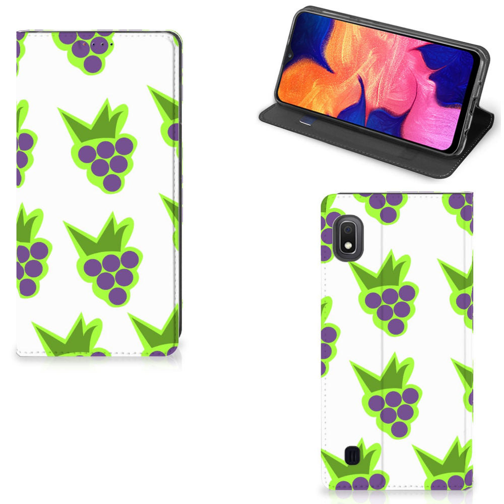 Samsung Galaxy A10 Flip Style Cover Druiven