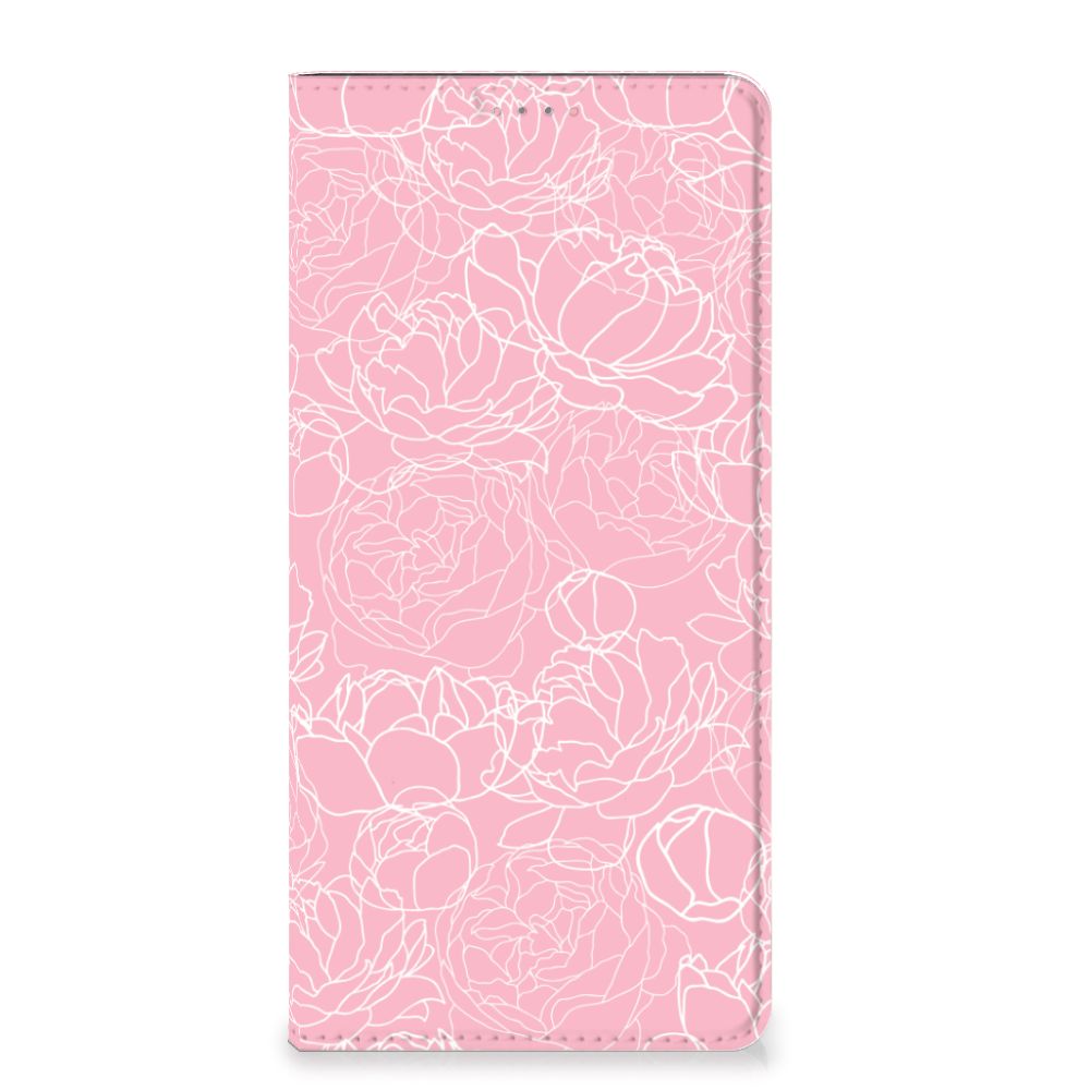 Samsung Galaxy A13 (4G) Smart Cover White Flowers