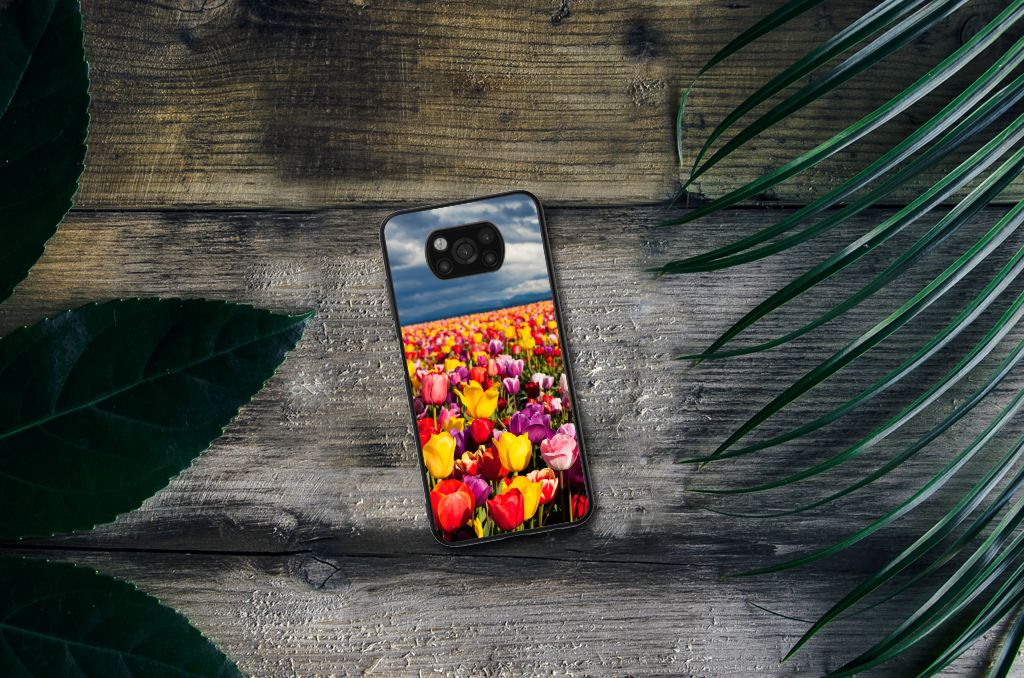 Xiaomi Poco X3 | X3 Pro Bloemen Hoesje Tulpen B2C Telecom