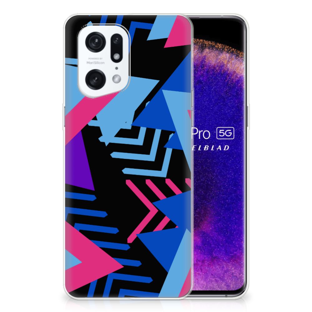 OPPO Find X5 Pro TPU Hoesje Funky Triangle B2C Telecom