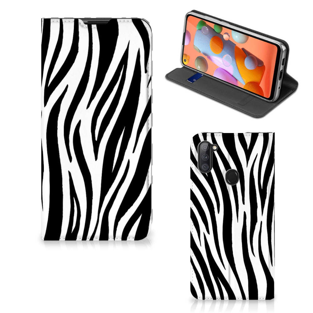 Samsung Galaxy M11 | A11 Hoesje maken Zebra
