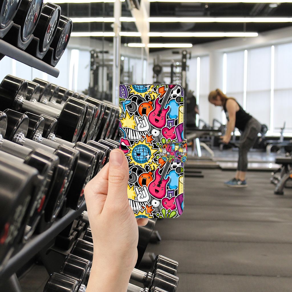 Xiaomi Redmi Note 10/10T 5G | Poco M3 Pro Wallet Case met Pasjes Punk Rock