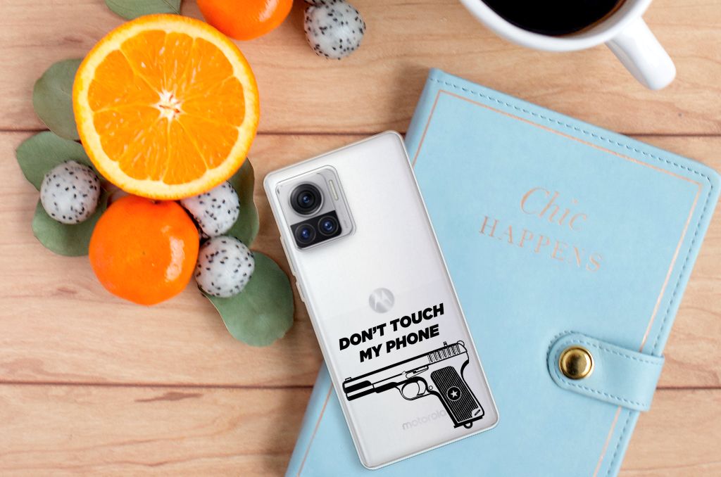 Motorola Moto X30 Pro Silicone-hoesje Pistol DTMP