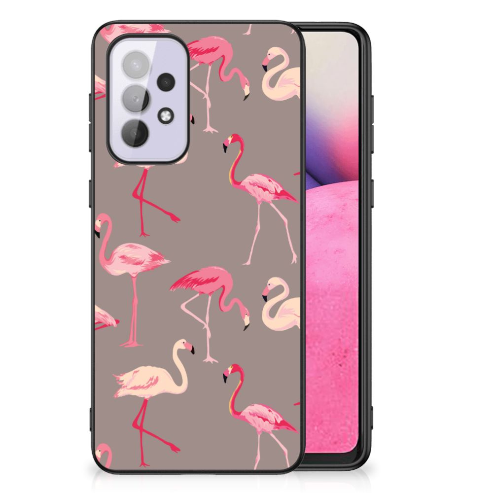Samsung Galaxy A33 5G Dierenprint Telefoonhoesje Flamingo B2C Telecom
