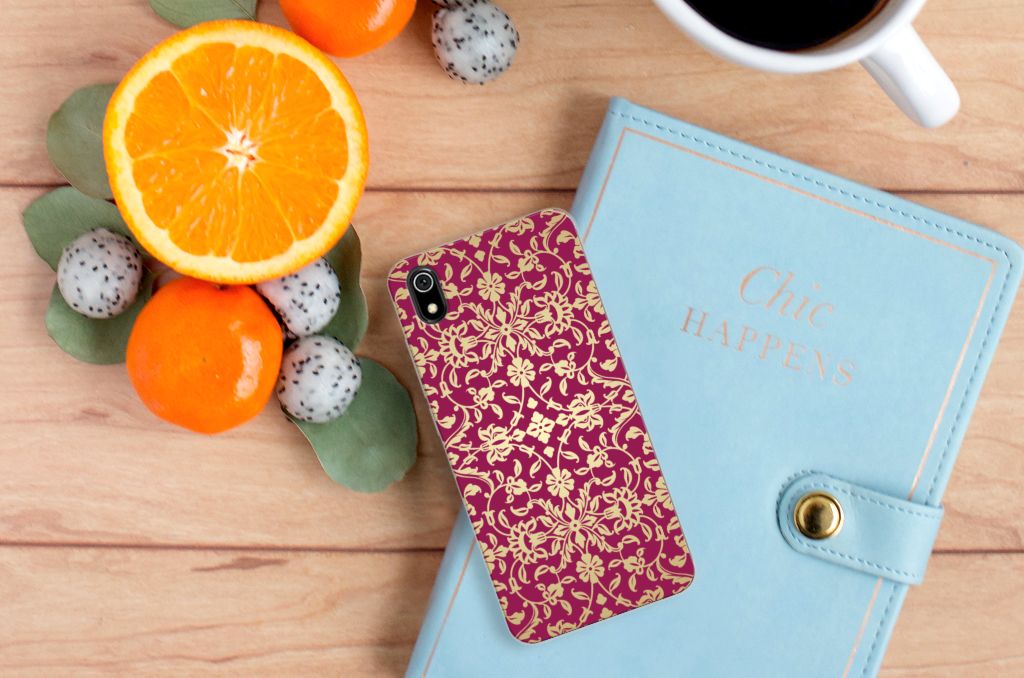 Siliconen Hoesje Xiaomi Redmi 7A Barok Pink