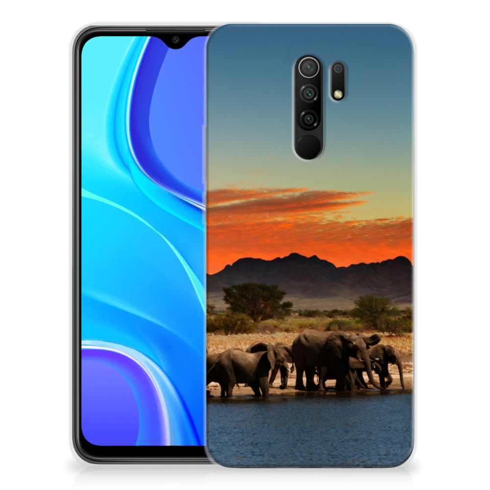 Xiaomi Redmi 9 TPU Hoesje Olifanten B2C Telecom
