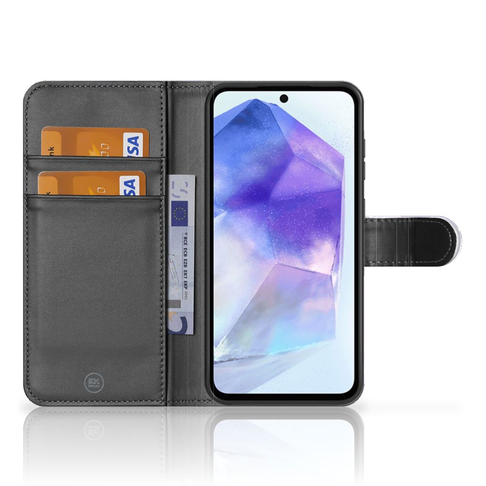 Hoesje voor Samsung Galaxy A55 Watercolor Paars