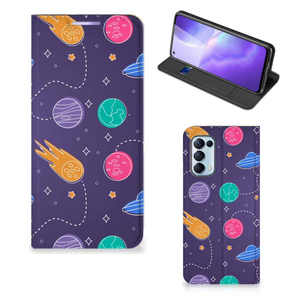 OPPO Find X3 Lite Hippe Standcase Space - B2C Telecom