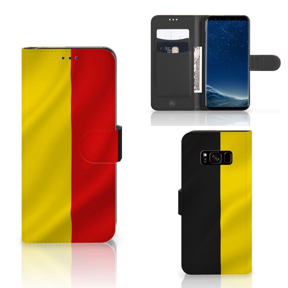 Samsung Galaxy S8 Bookstyle Case Belgische Vlag