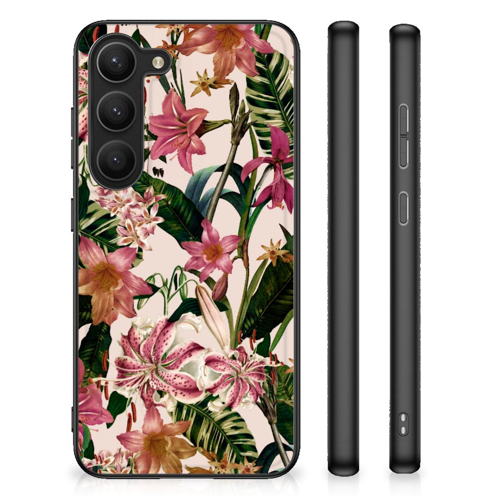 Samsung Galaxy S23 Bloemen Hoesje Flowers B2C Telecom