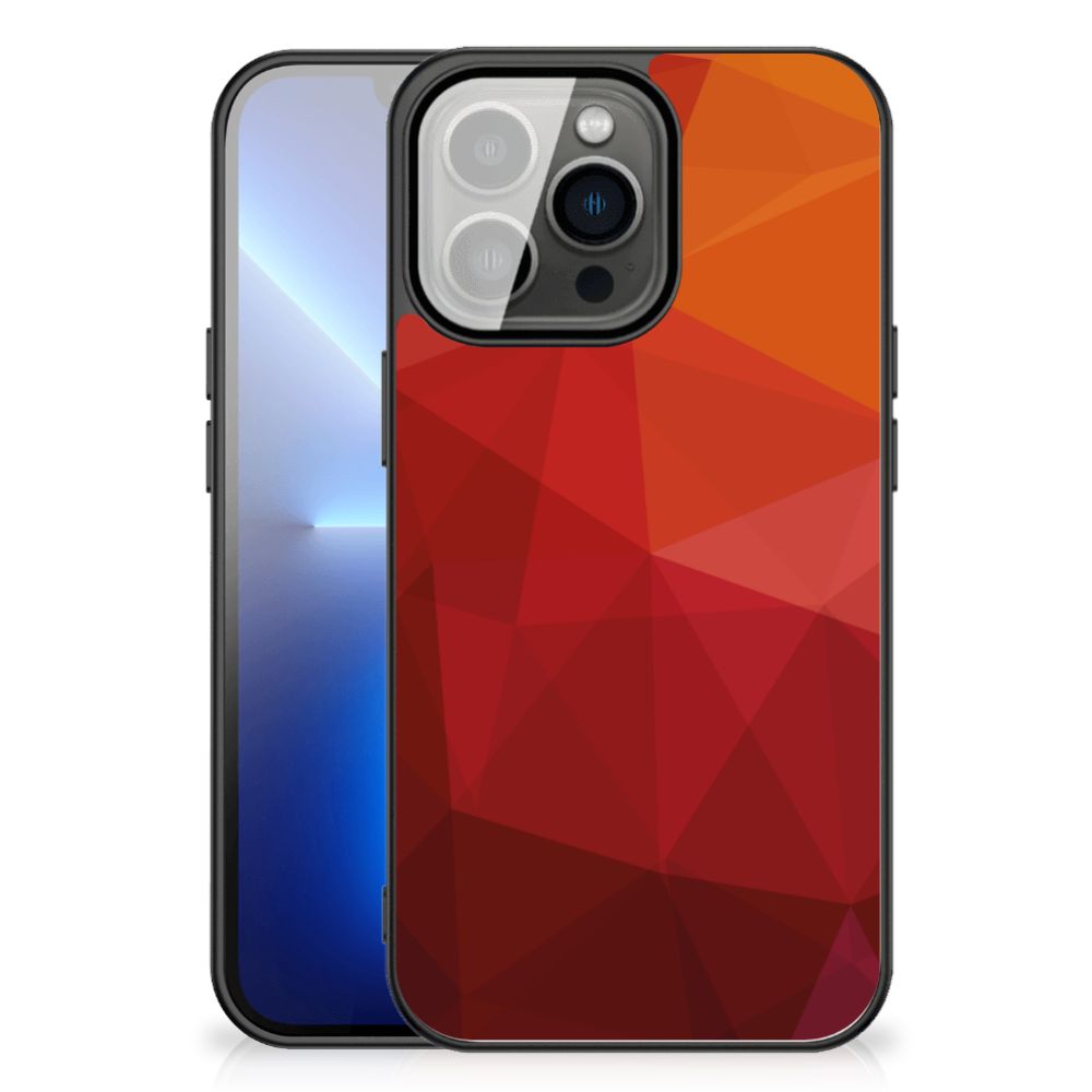 Backcover voor iPhone 13 Pro Max Polygon Red B2C Telecom