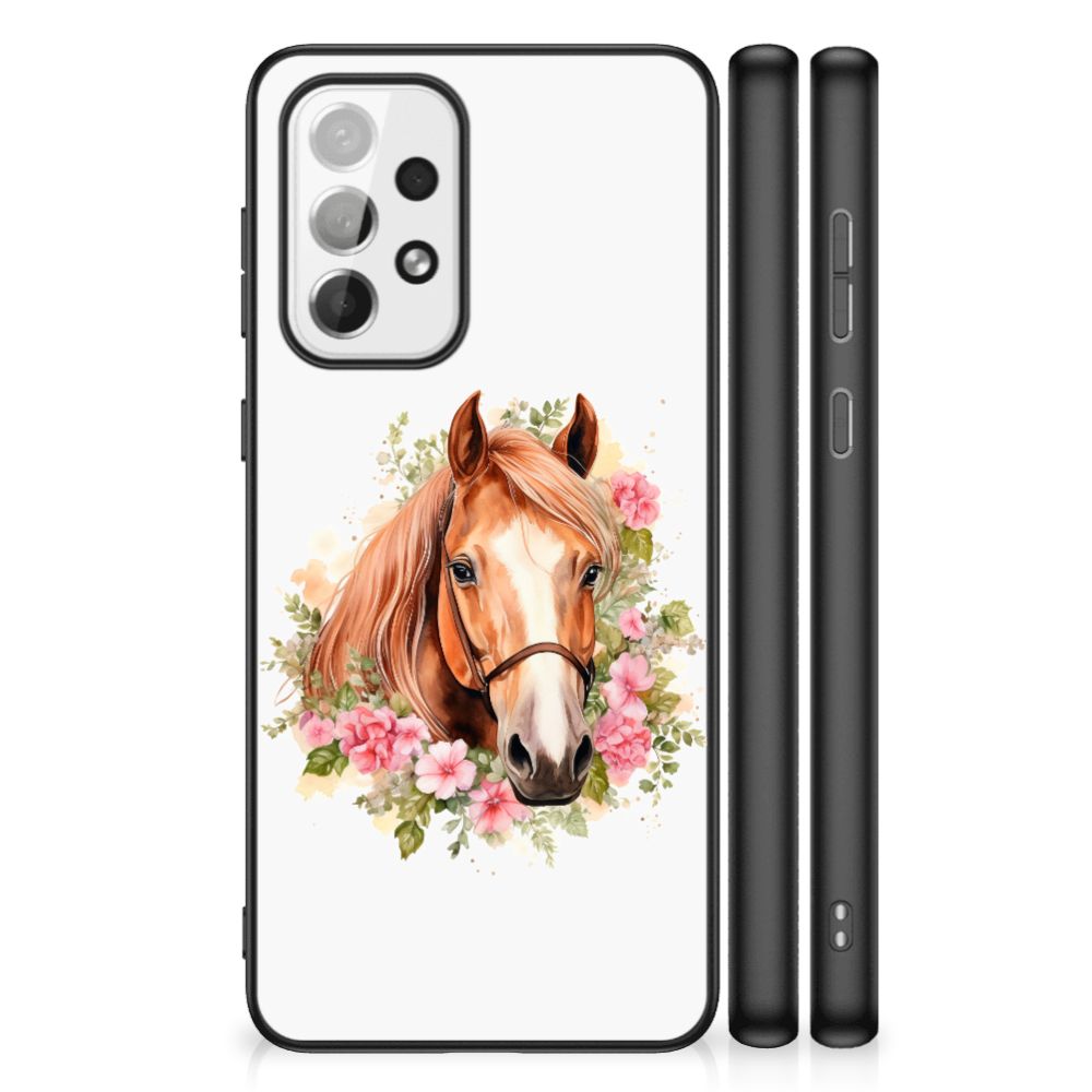 Dierenprint Telefoonhoesje voor Samsung Galaxy A73 Paard B2C Telecom