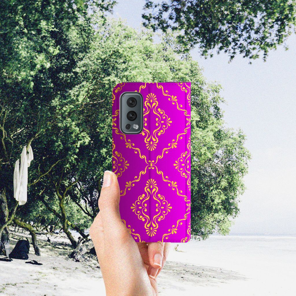 Telefoon Hoesje OnePlus Nord 2 5G Barok Roze - B2C Telecom