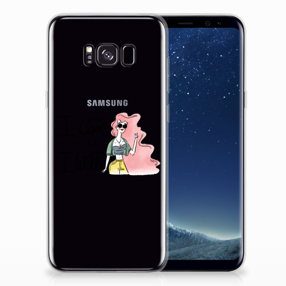 Samsung Galaxy S8 Plus Telefoonhoesje met Naam i Can