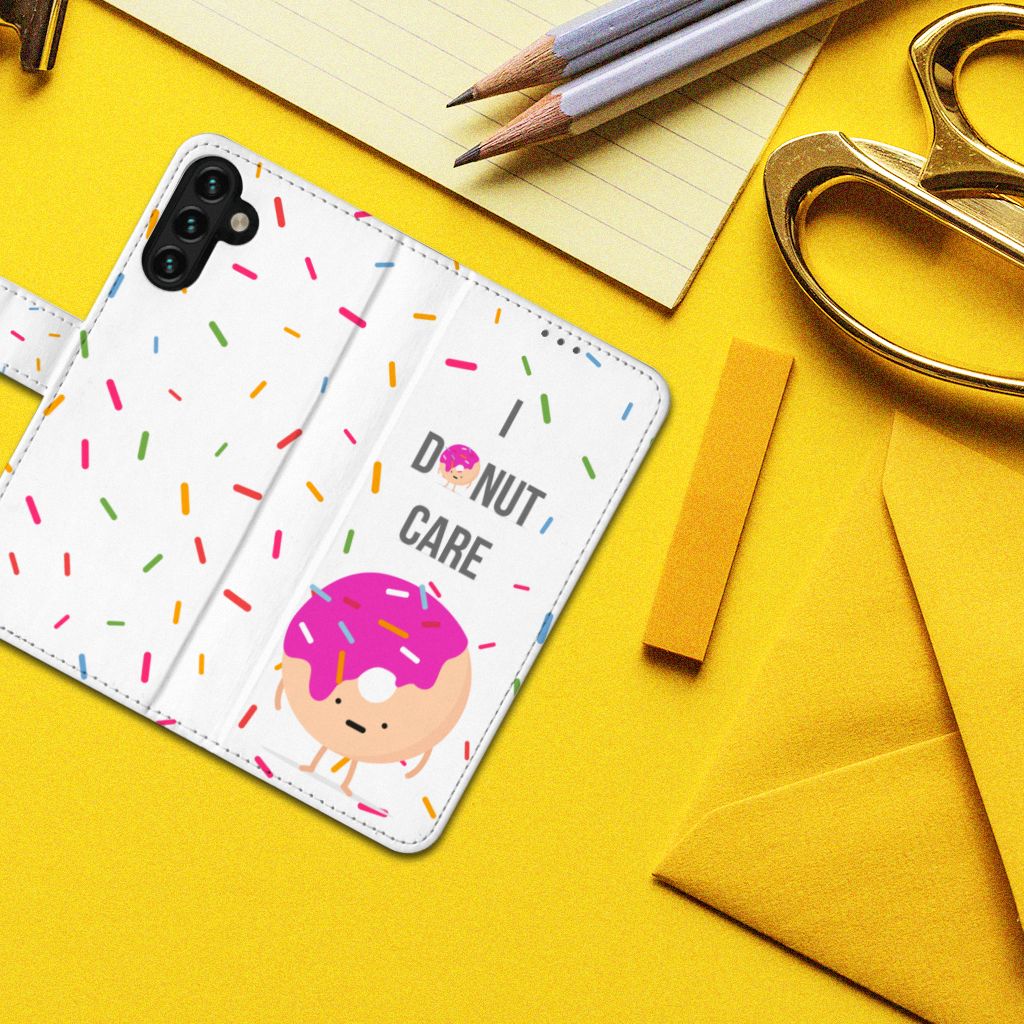 Samsung Galaxy A04s | Samsung Galaxy A13 5G Book Cover Donut Roze