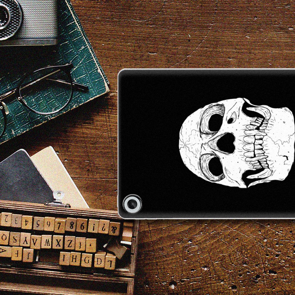 Tablet BackCover Lenovo Tab M10 Plus (3e generatie) Skull Eyes - B2C Telecom