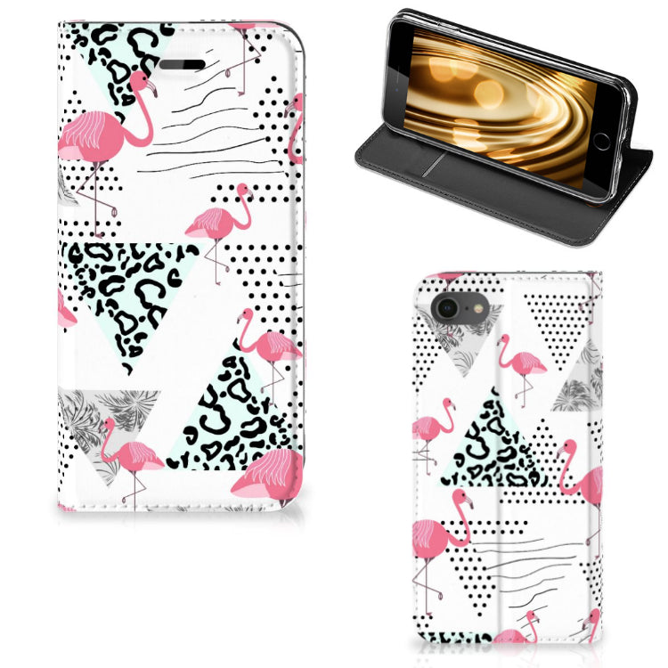 iPhone 7 | 8 | SE (2020) | SE (2022) Hoesje maken Flamingo Triangle