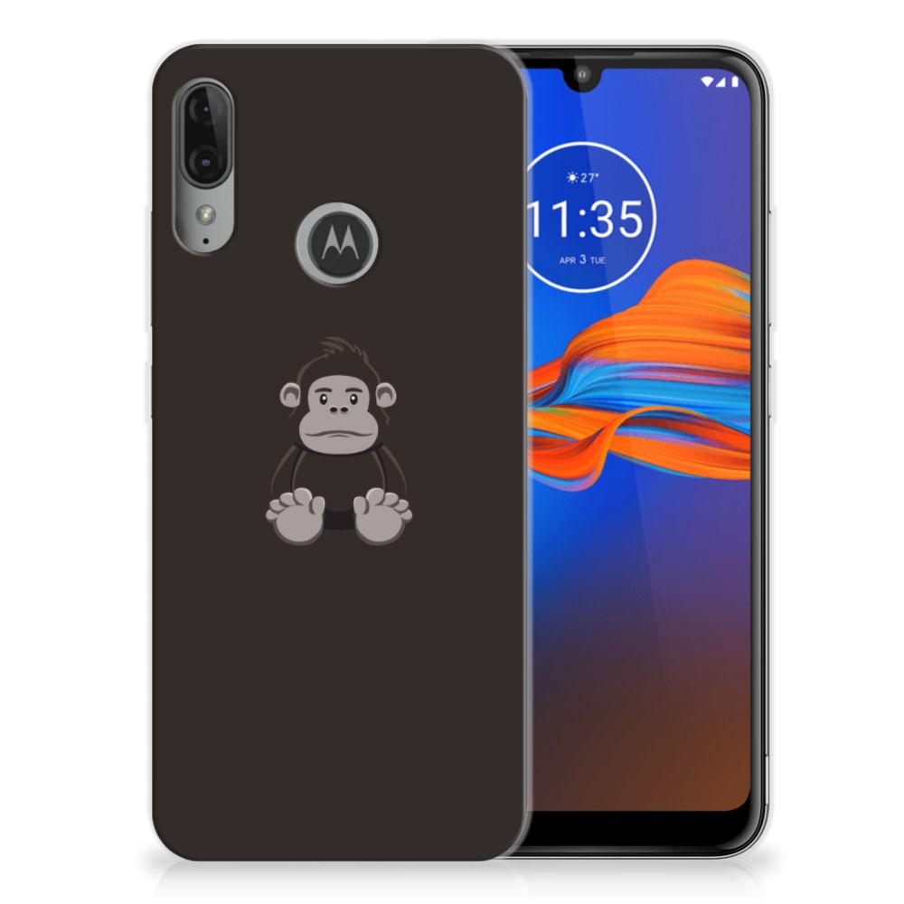 Motorola Moto E6 Plus Telefoonhoesje met Naam Gorilla