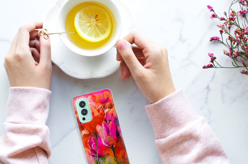 Hoesje maken OnePlus Nord 2 5G Tulips B2C Telecom