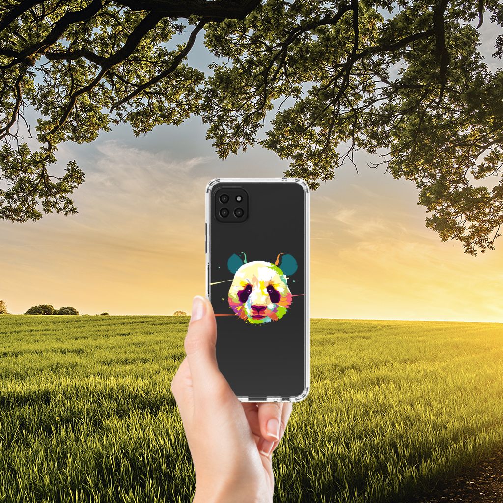 Samsung Galaxy A22 5G Stevig Bumper Hoesje Panda Color B2C Telecom