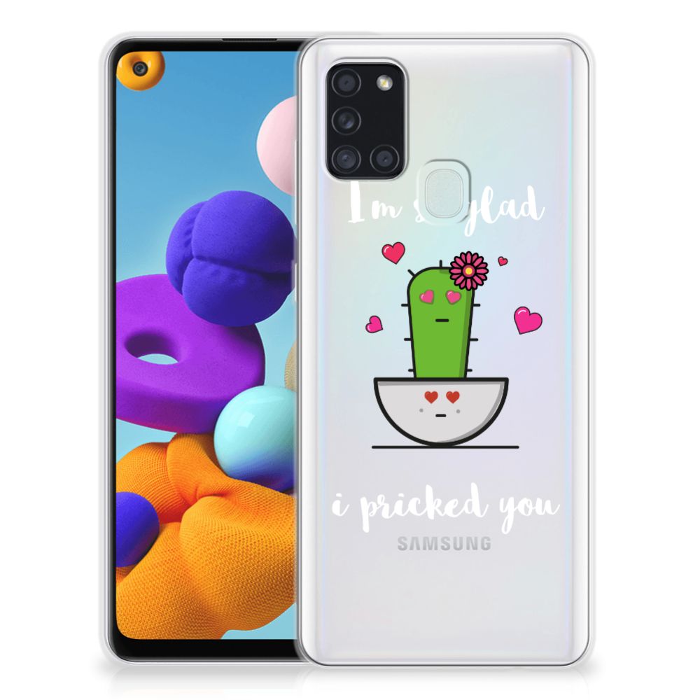 Samsung Galaxy A21s Telefoonhoesje met Naam Cactus Glad B2C Telecom