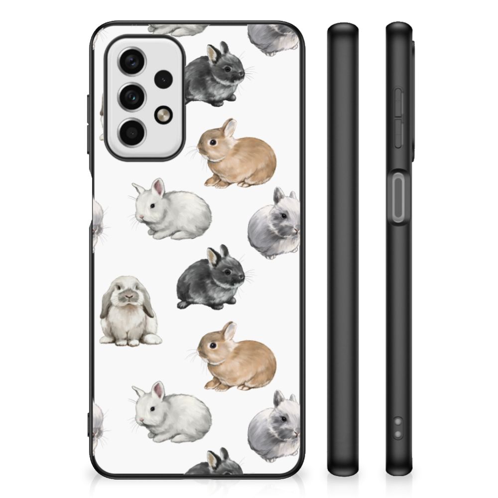 Dierenprint Telefoonhoesje voor Samsung Galaxy A23 Konijntjes B2C Telecom