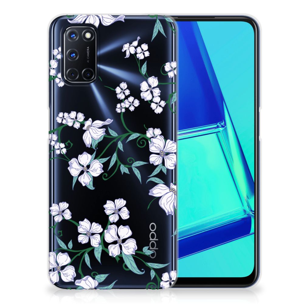 OPPO A52 | A72 Uniek TPU Case Blossom White B2C Telecom