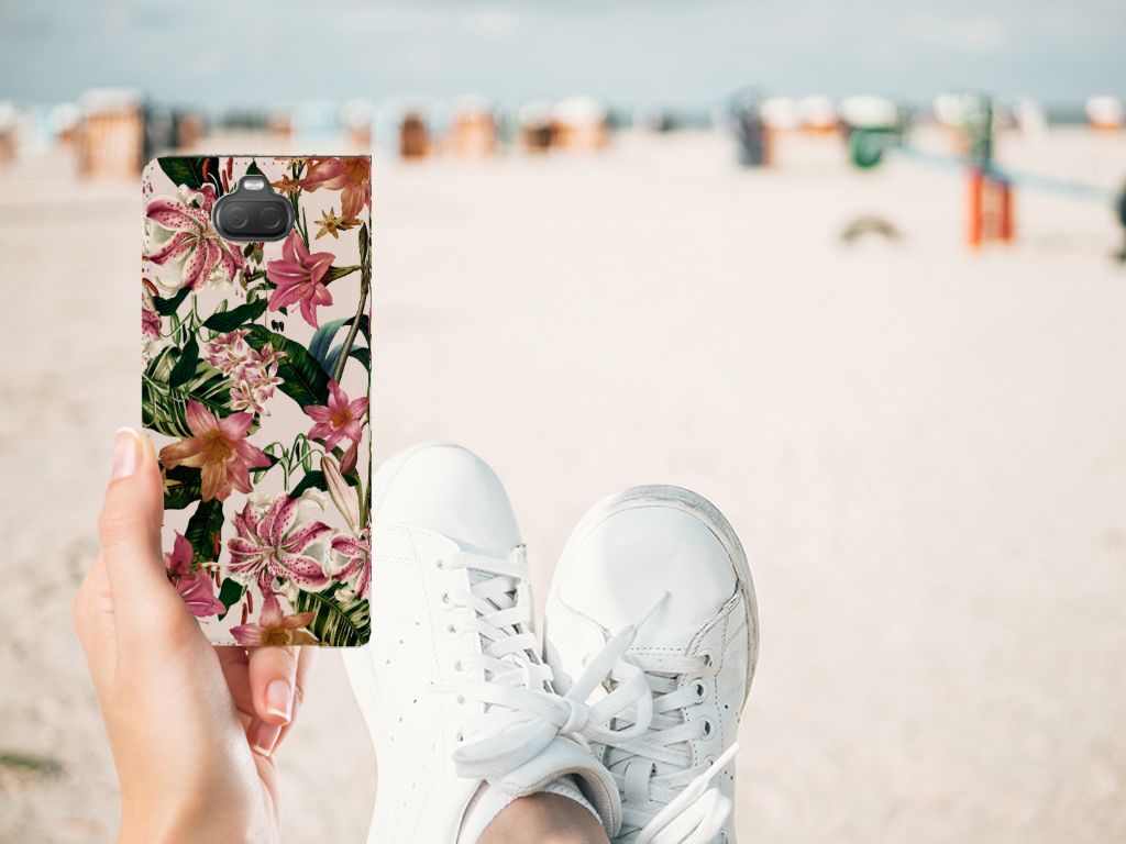Sony Xperia 10 Smart Cover Flowers