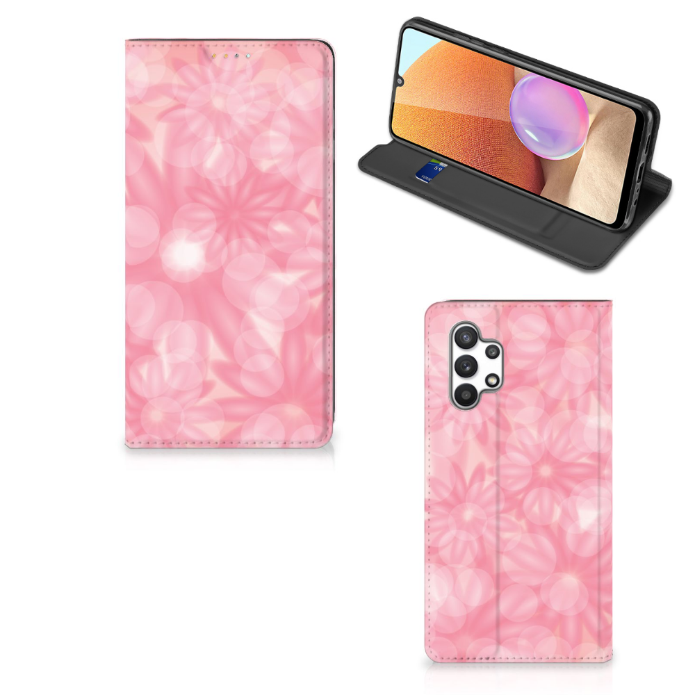 Samsung Galaxy A32 4G | A32 5G Enterprise Editie Smart Cover Spring Flowers - B2C Telecom
